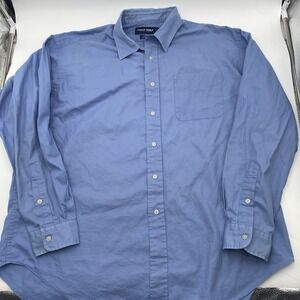 Polo Golf Ralph Lauren Lofting Shirt L/S Button Up Shirt Size XL Blue Pocket VGC